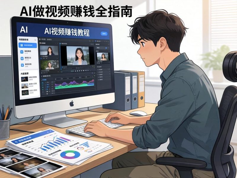 2026零基础AI视频赢利全指南 低门槛副业变现实用步骤插图