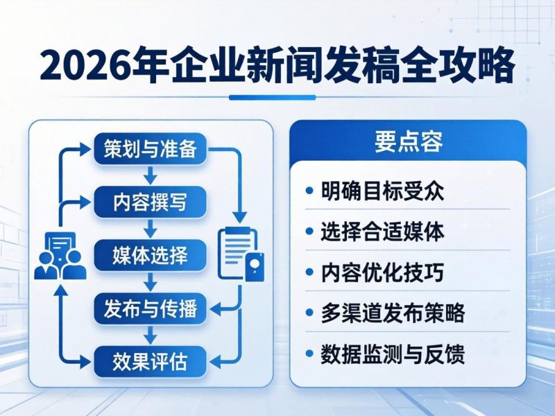 2026年企业新闻发稿全攻略：若何用新闻稿抢占AI搜索的流量入口？？？？？？插图